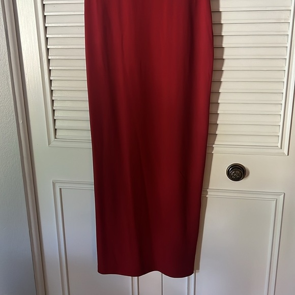 Zara Red - Midi dress, size S. #186 - Picture 3 of 5